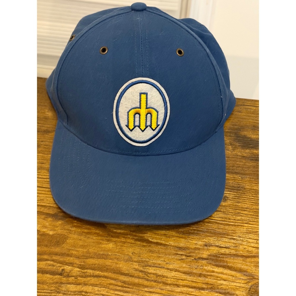 47 Brand Seattle Mariners Cooperstown Collection Trident Logo Snapback Hat Blue